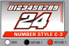 PRINTED NUMBER SET C-2